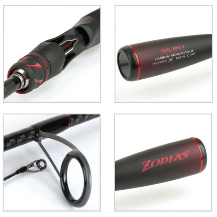 Lanseta Shimano Zodias Spinning, 1.93m, 3-10g, 2buc (Solid Tip) 3
