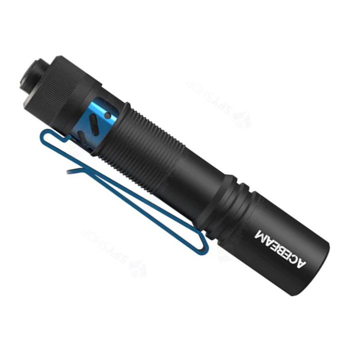 Lanterna Profesionala Reincarcabila Acebeam Pokelit AA, 550 Lumeni, 86m, Negru
