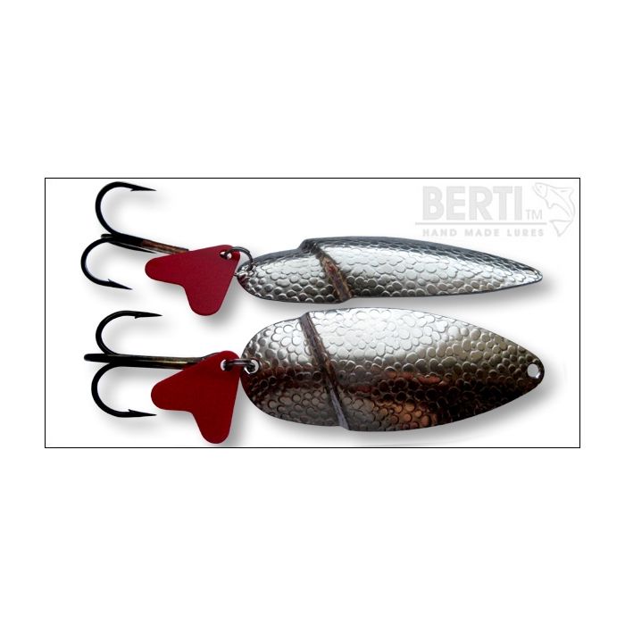 Lingura Oscilanta Bertilure Doli XXL Nickel Amprenta Patrate 7.8cm 13g
