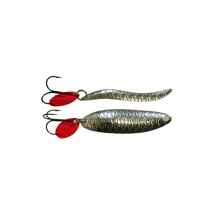 Въртяща се блесна Bertilure Taifun Nr.2, имитация на люспи, цвят Nickel, 5.9cm, 5g