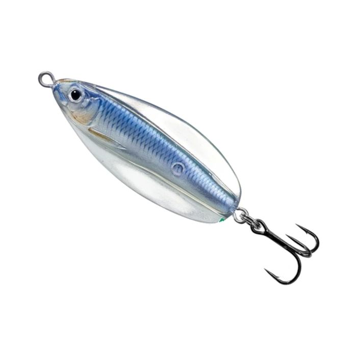 Lingura Oscilanta Live Target Erratic Shine, Silver/Blue, 5cm, 7g