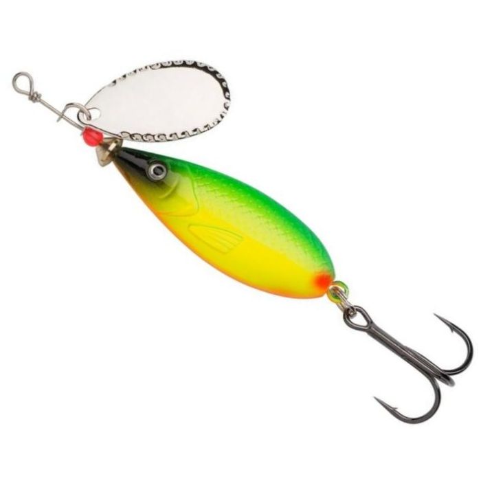 Lingura Rotativa Abu Garcia Droppen Maxi Spinners, Culoare Chartreuse Green, 8.5cm, 12g