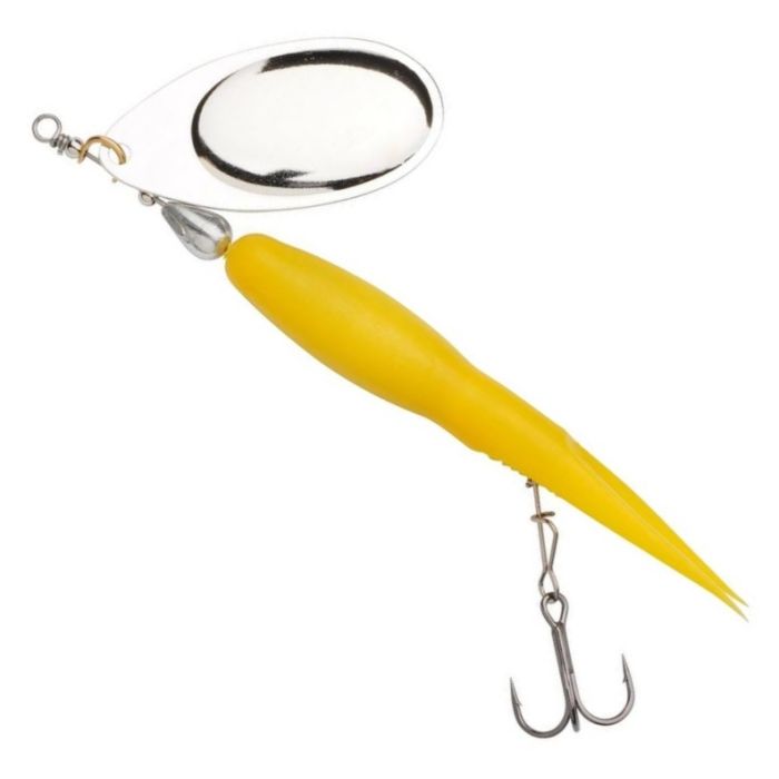 Lingurita Rotativa Abu Garcia Salmon Seeker, Yellow/Silver, 20g