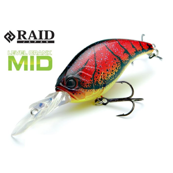 Модел: воблер Raid Japan Level Crank Mid
Цвят: 002 Shimanashi Tiger
Дължина: 5.9cm
Тегло: 10.5g 2