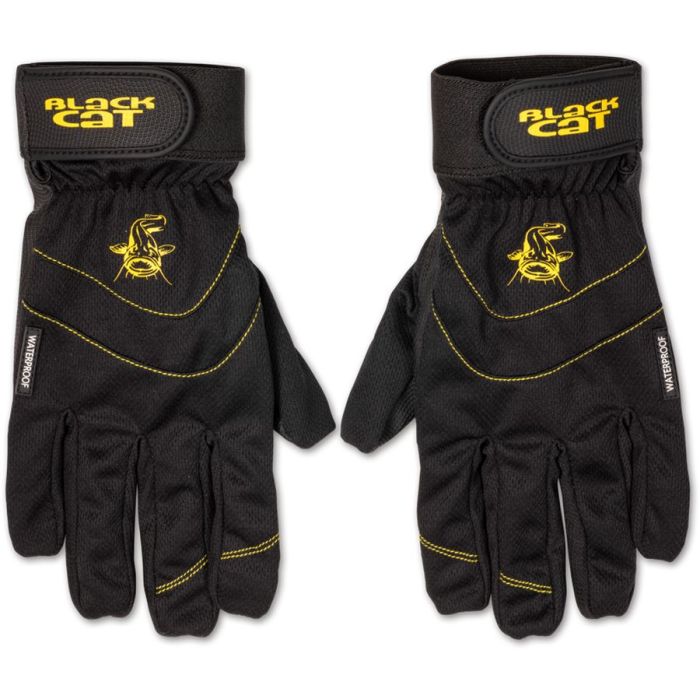 Manusi Black Cat Waterproof Gloves, One Size, Black