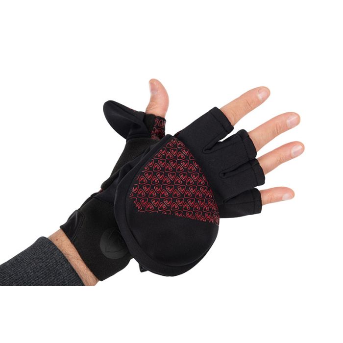 Manusi Fox Rage Fingerless Mitten Gloves 3
