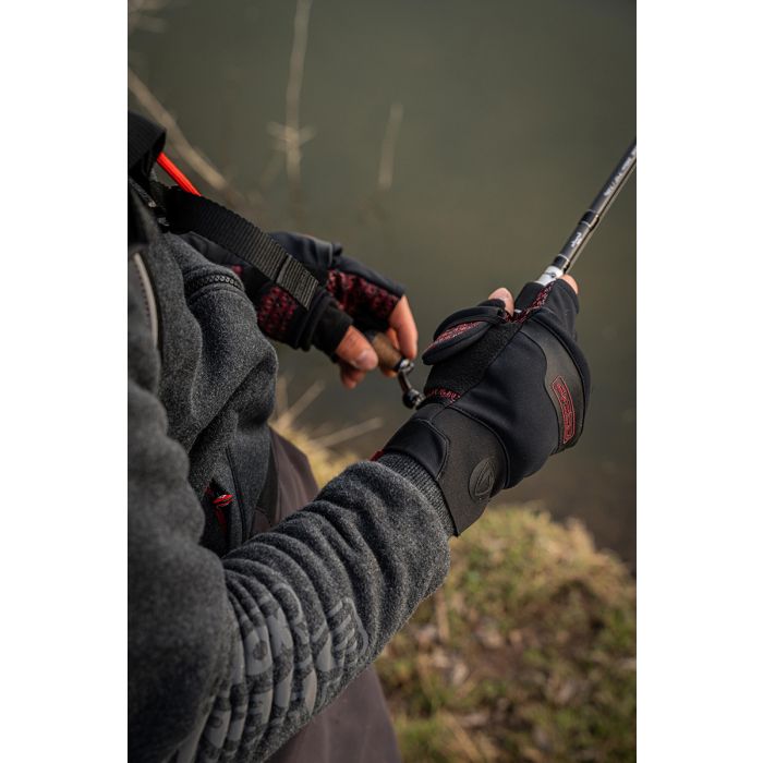Manusi Fox Rage Fingerless Mitten Gloves 10