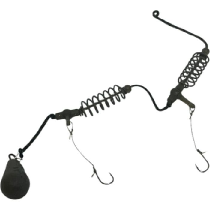 Монтаж Lazy Fish Super Crap-Caras с 2 пружини, 2 куки №8, 40g