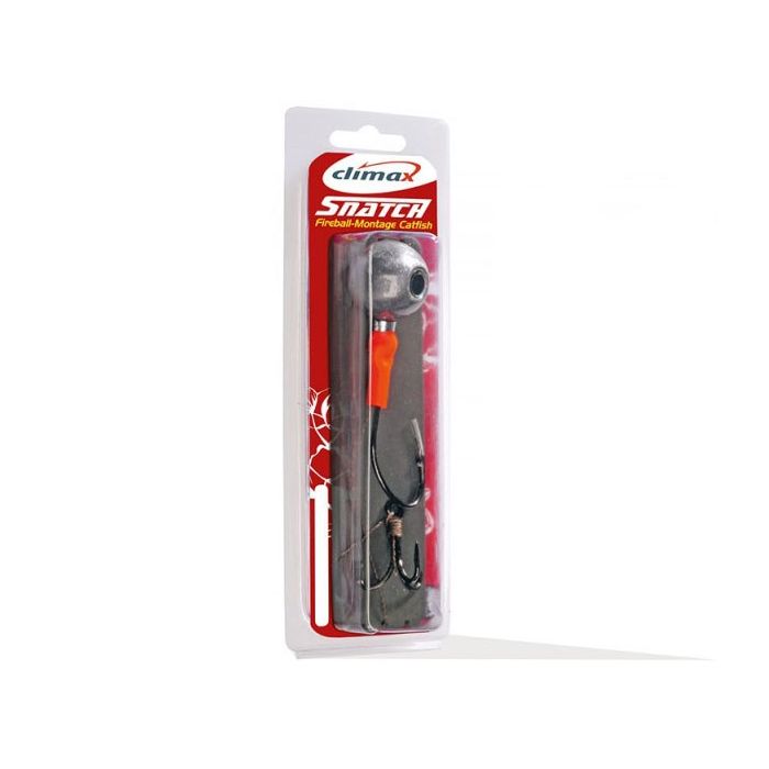 Montura pentru Somn Climax Cult Catfish Jig Fireball 30g (Natural), Ancora nr.4, 1buc/blister 2