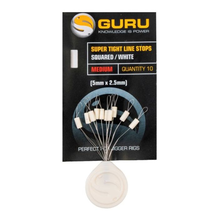 Opritoare Guru Super Tight Line Stops Oval, Black, 10buc/plic 2