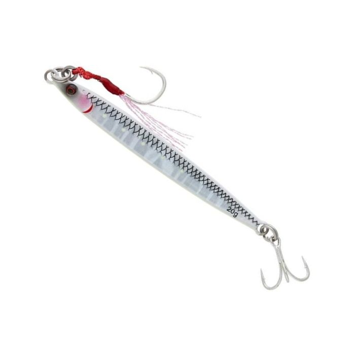 Pilker Savage Gear Sardine Slider Micro, Culoare White Glow, 10cm, 30g
