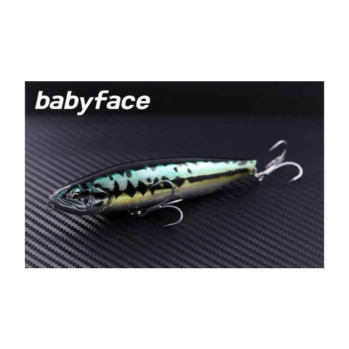 Воблер Babyface PL135, Син гръб със сребро, 13.5см, 35г 2