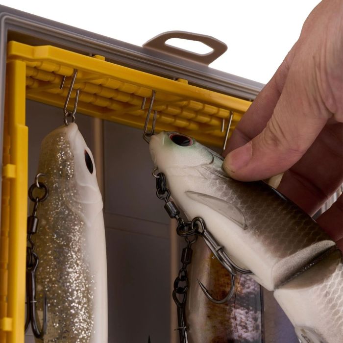 Cutie naluci Plano Edge Swimbait Box 3700, Galben/Transparent, 35.6x22.9x4.8cm 2