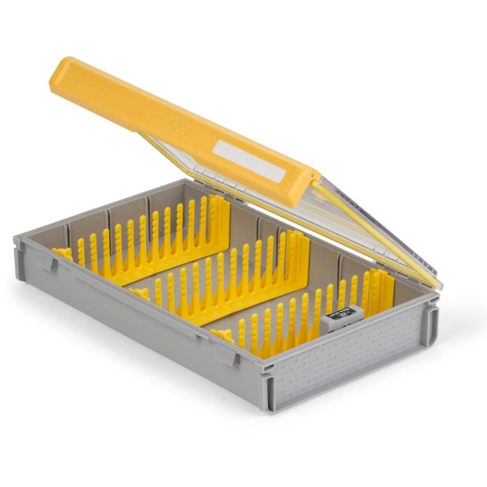 Кутия за примамки Plano Edge Spinner Bait Box 3700ID, Galben/transparent, 35.60x22.90x4.80cm 2