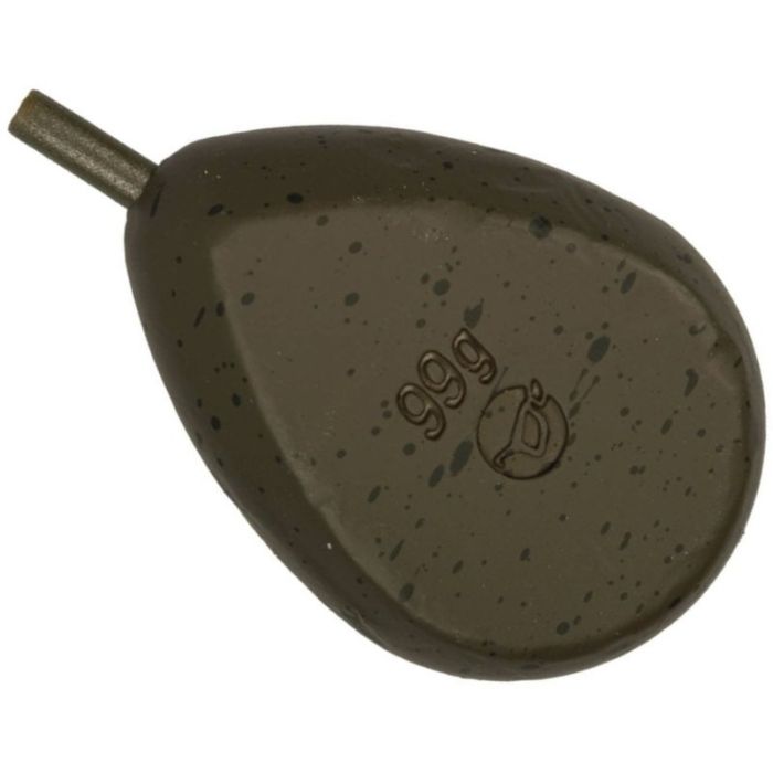 Plumb Para Inline Korda Flat Pear Leads, Gravel, 2buc/plic
