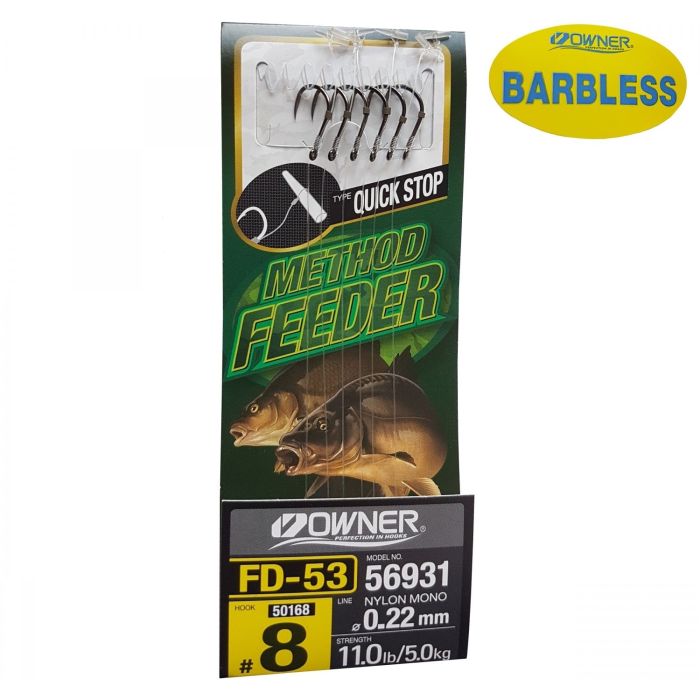 Riguri Owner Method Feeder 56931 FD-53 Quick Stop, 10cm, 6buc/plic