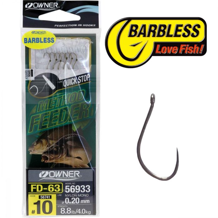 Riguri Owner Method Feeder 56933 FD-63 Quick Stop, 10cm, 6bucplic