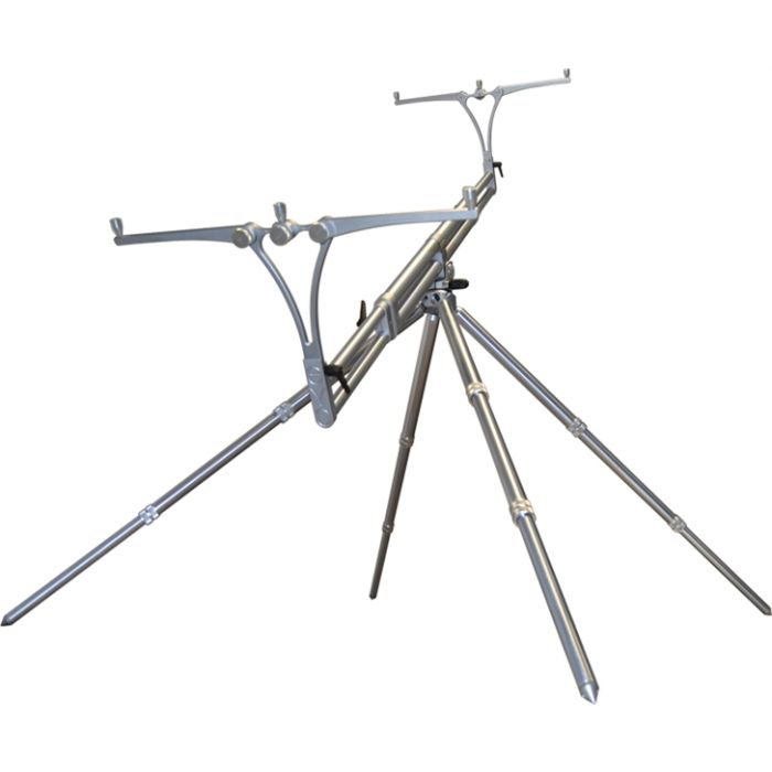 Rod Pod Meccanica Vadese Nick Evolution 3, Titanium Grey Tubes & Titanium Grey Joints, 3 posturi