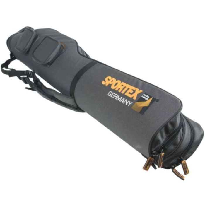 Полужестък калъф Sportex Super Safe V Grey, 2 въдици + 2 макари, 165cm 2