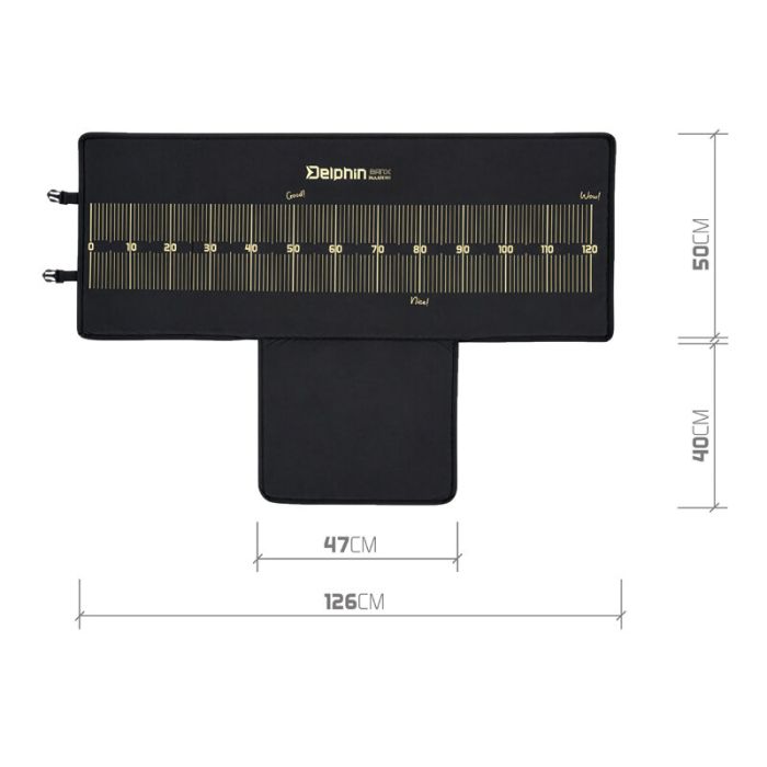 Мерителна дюшек за шарани Delphin BANX Ruler 120 6