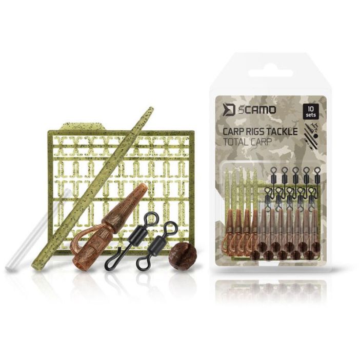 Set Accesorii Monturi Crap Delphin sCamo Total Carp, 10set/plic