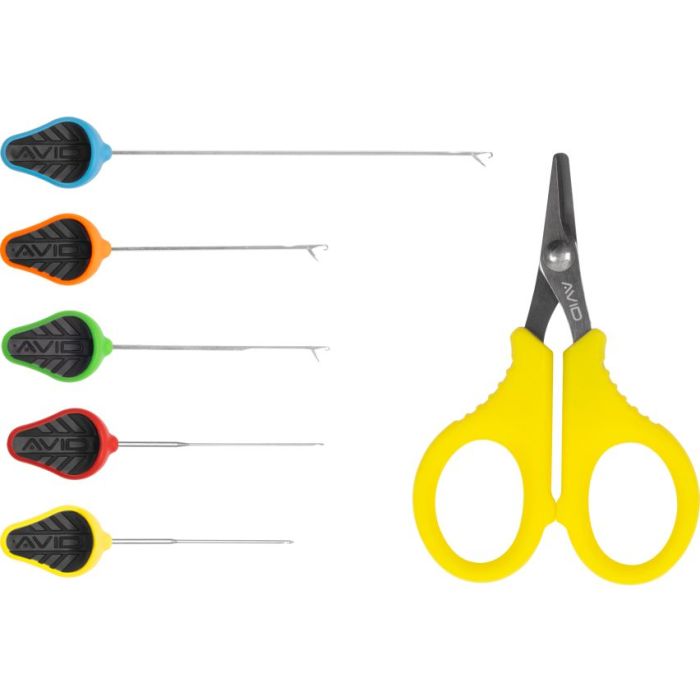 Set Crosete si Foarfeca Avid Carp Re-Rig Tool Set