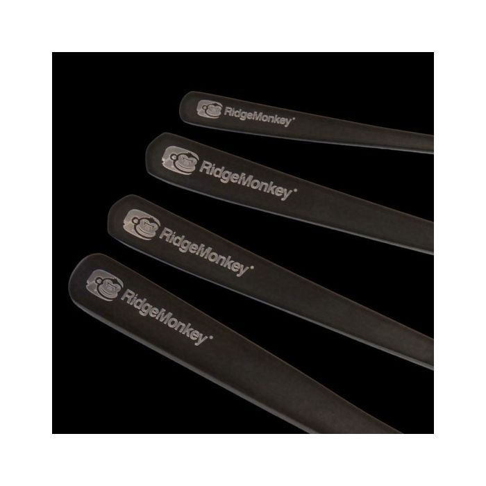 Set Tacamuri Camping RigdeMonkey DLX Cutlery Set, 4 Piese + Husa Neopren 4
