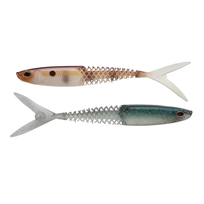 Шад Berkley PowerBait CullMinnow, 23cm, Mixpack Clear Water, 2buc