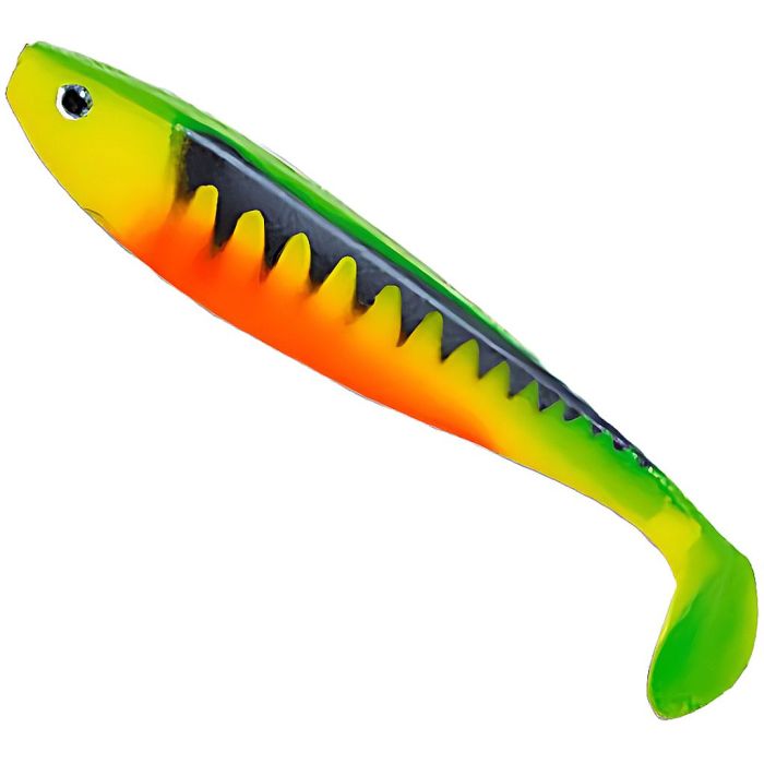 Shad Delalande GT, Fire Tiger Zebre, 22cm, 1buc/plic