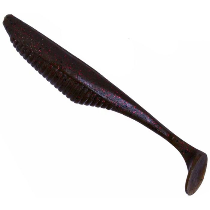 Shad Duo Realis Versa Shad Fat, F018 Green Pumpkin Red Flake, 12.5cm, 5 бр./опак.