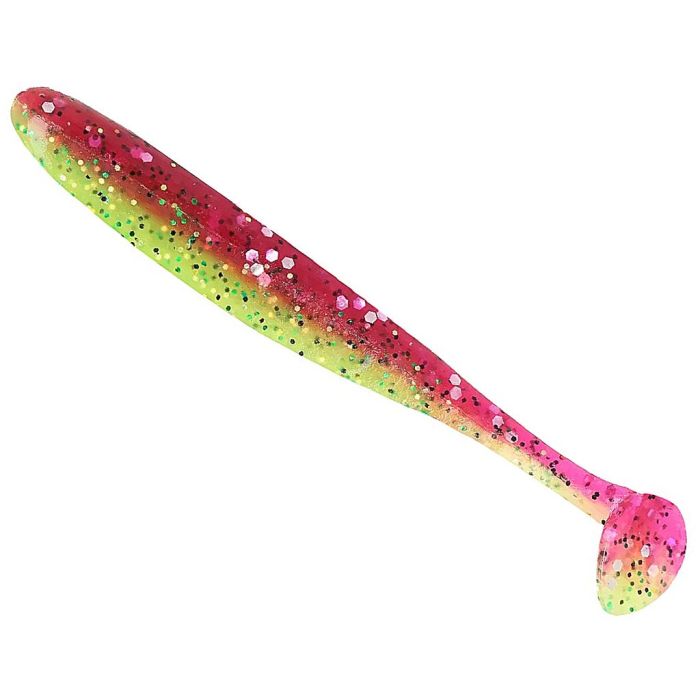 Shad Golden Catch Zeox Shemi Shad, Ultra Violet Acid Green, 12.7cm, 4buc/plic