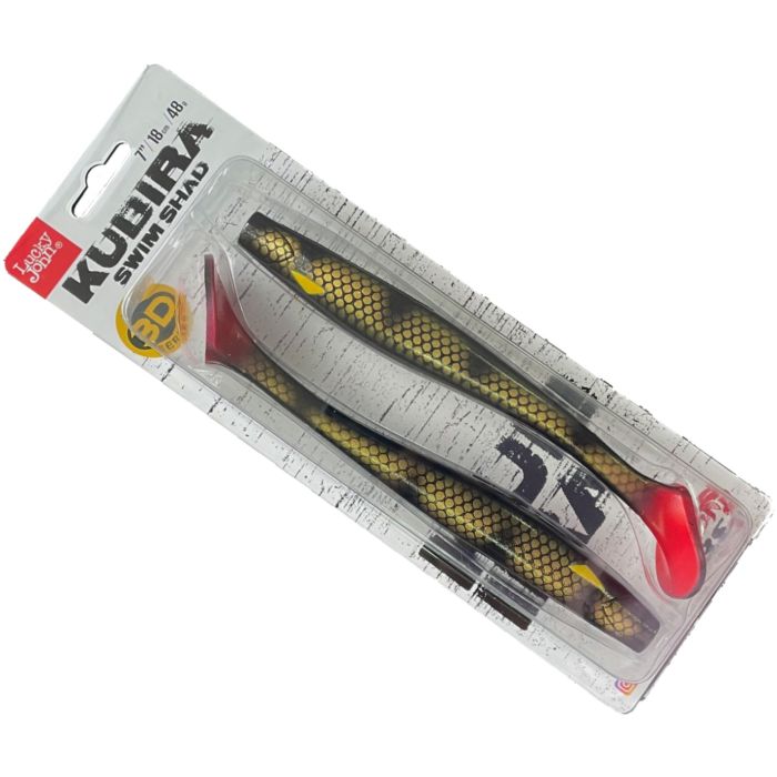 Shad Lucky John Kubira Swim Shad, PG38, 18cm, 2bucblister