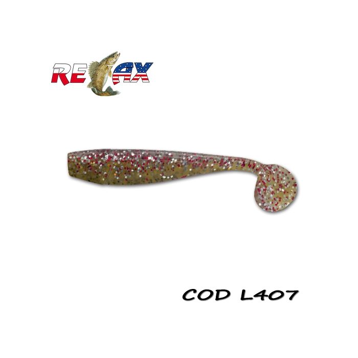 Shad Relax King Shad ламинат, L407, 10cm, 10 бр./плик
