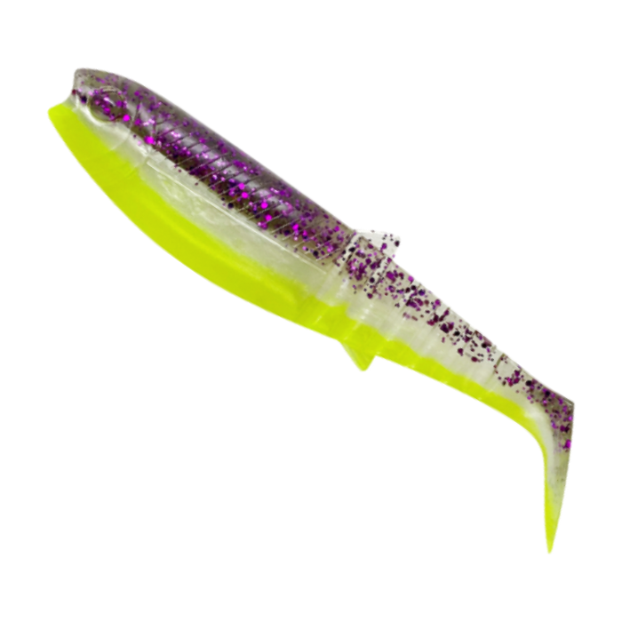 Shad Savage Gear Cannibal Shad, Purple Glitter Bomb, 6.8cm, 3g, 5бр/опак
