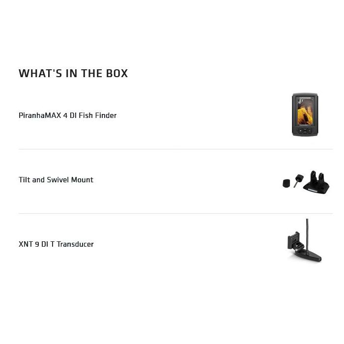 Sonar Humminbird PiranhaMAX 4 DI 5