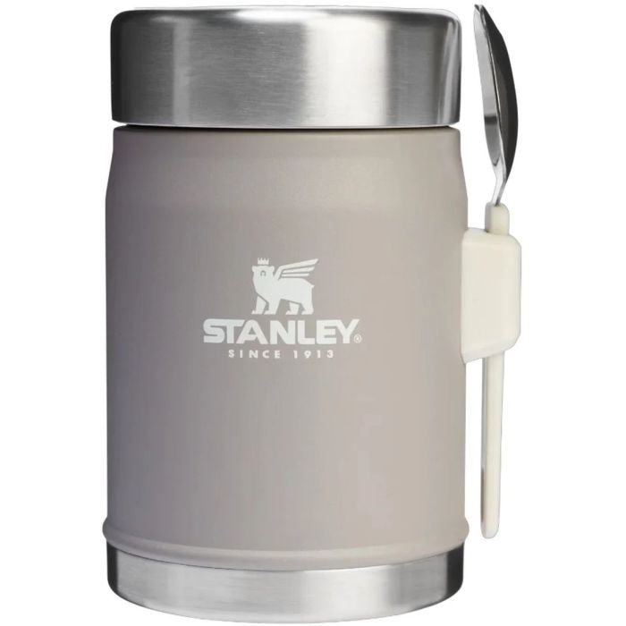 Термос за храна Stanley The Legendary Food Jar + Spork, 0.4L, Ash 2.0