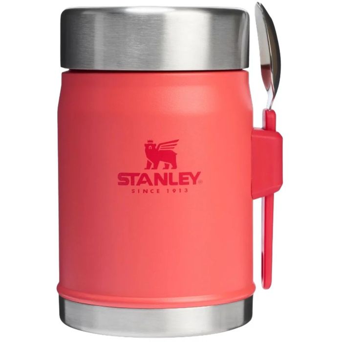 Термос за храна Stanley The Legendary Food Jar + Spork, 0.4L, Hot Coral
