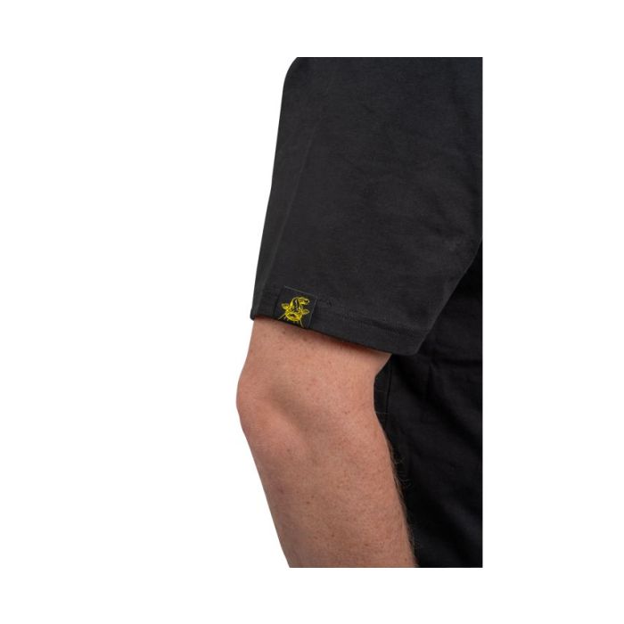 Tricou Black Cat Logo Black T-Shirt 4