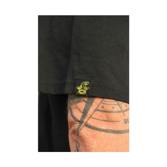 Tricou Black Cat Logo Black T-Shirt 5