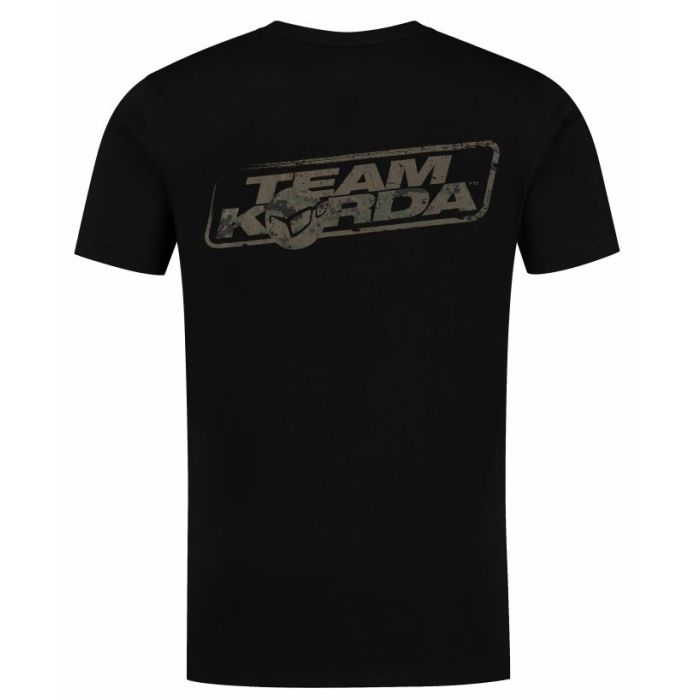 Tricou Korda TK Digi Kamo Tee, Black 2
