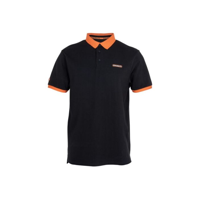 Tricou Sonubaits Polo Shirt, Black Orange