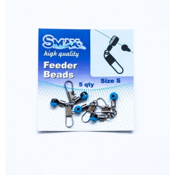 Vartej cu Margea Culisanta Smax Feeder Beads, Marime S, 5buc/plic