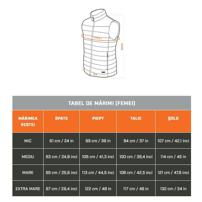 Vesta Incalzita pentru Femei THAW Rechargeable Heated Vest 11