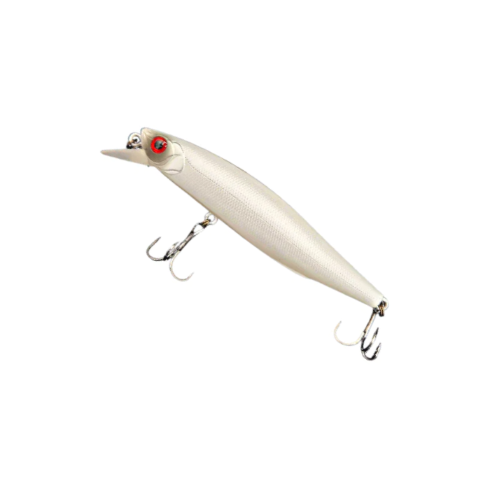 Vobler Bassday Mogul Minnow 66SP Dart, P-473 Secret White, 6.6cm, 5g