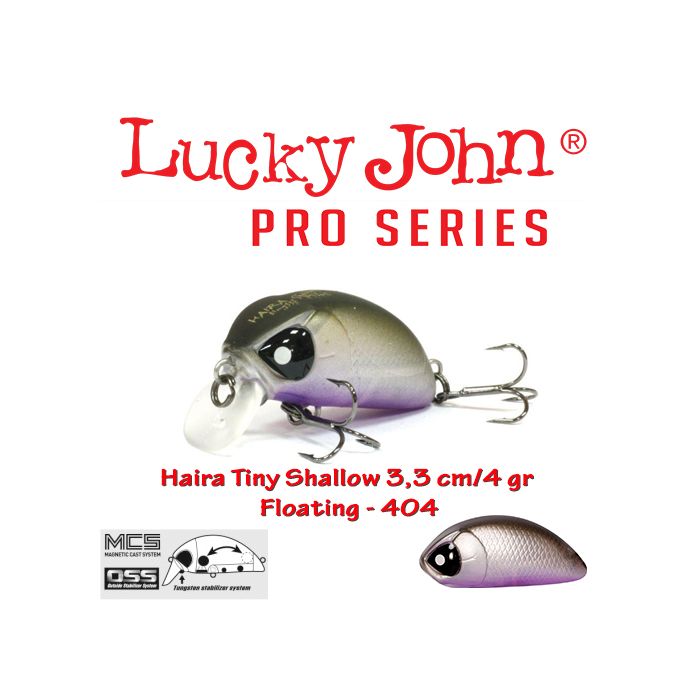Vobler Lucky John Haira Tiny Shallow 33F 3.3cm 4g 404