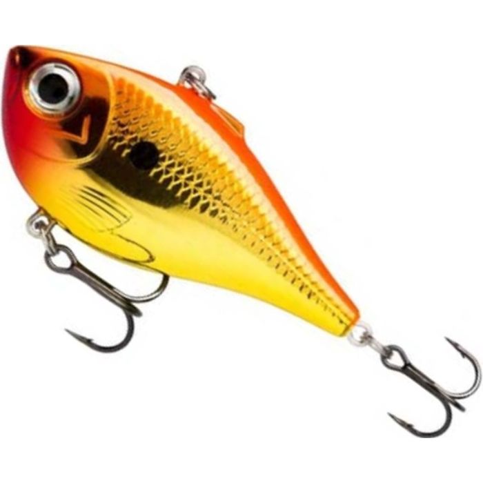 Vobler Rapala Rippin' Rap Sinking, Chrome Gold Fluorescent Red, 7cm, 24g