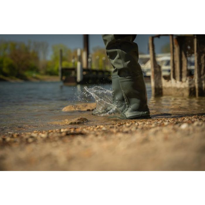 Waders Black Cat Green Booted Waders 3